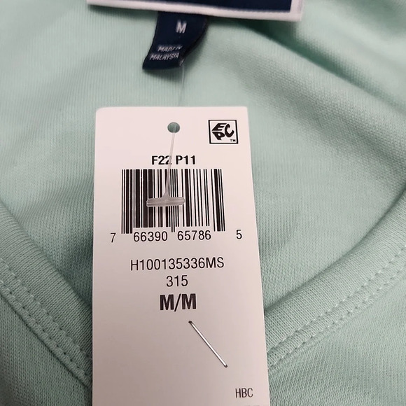 Karen Scott-[M] Petite Three-Quarter-Sleeve  V-Neck Top - Picture 2 of 3